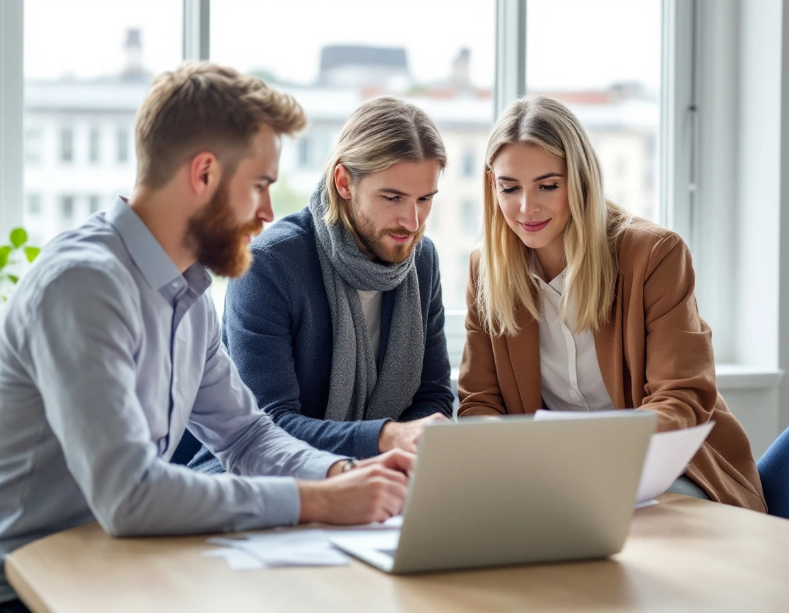Команда A1 Consulting на встрече с клиентом